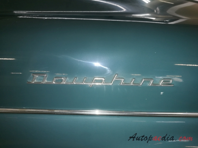 Renault Dauphine 1956-1967 (1961-1962 sedan 4d), emblemat bok 