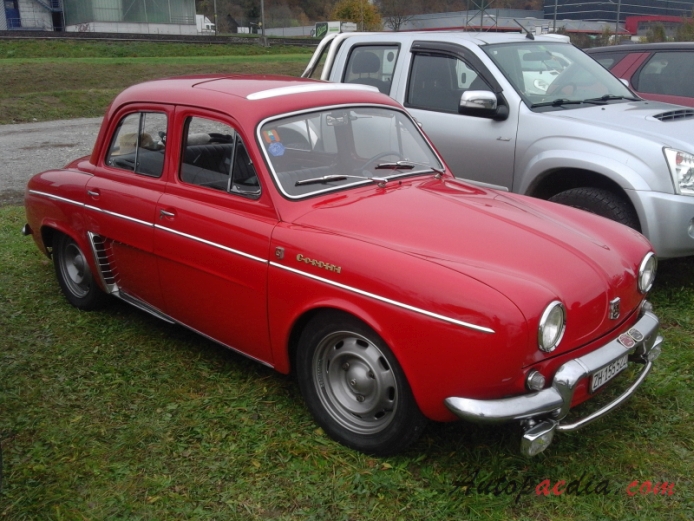 Renault Dauphine 1956-1967 (1963-1967 Renault Gordini sedan 2d), prawy przód