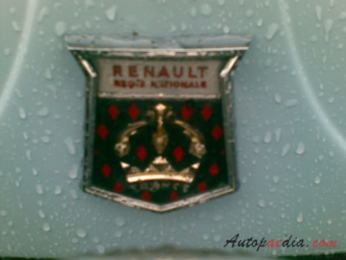 Renault Dauphine 1956-1967 (1964 Gordini), emblemat przód 