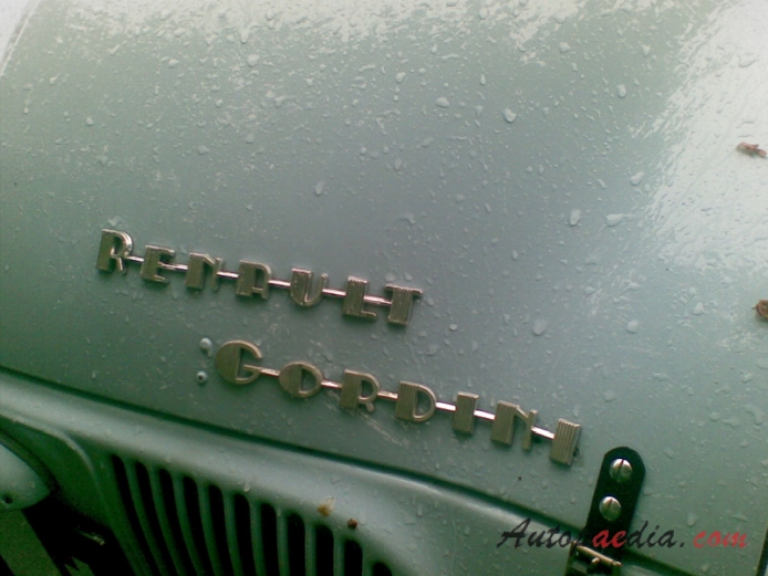 Renault Dauphine 1956-1967 (1964 Gordini), emblemat tył 