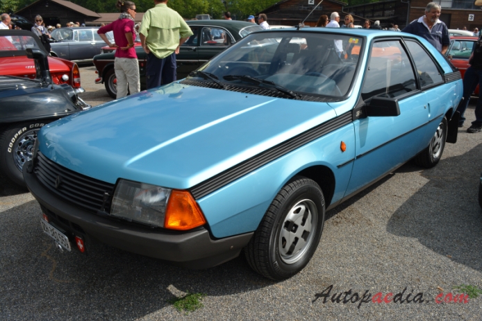 Renault Fuego 1980-1986 (1981 Coupé 3d), lewy przód