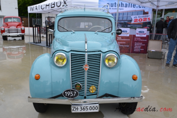 Renault Juvaquatre 1937-1960 (1957 Renault Break Dauphinoise kombi 3d), przód