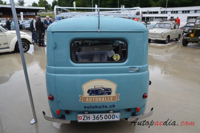 Renault Juvaquatre 1937-1960 (1957 Renault Break Dauphinoise kombi 3d), tył