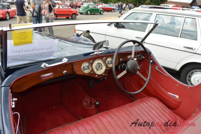 Riley RMC 1948-1951 (1949 roadster 2d), wnętrze