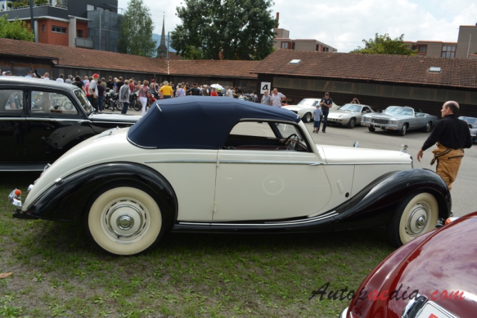 Riley RMD 1949-1951 (1949 Reinboldt and Christe Drop Head Coupé 2d), right side view