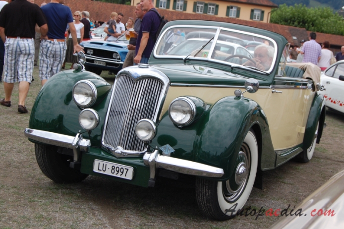 Riley RMD 1949-1951 (1950 cabriolet 2d), lewy przód
