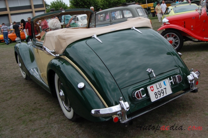 Riley RMD 1949-1951 (1950 cabriolet 2d), lewy tył