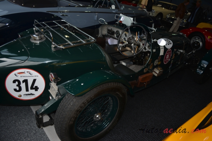 Riley Nine 1926-1938 (1938 Brooklands roadster 2d), prawy tył