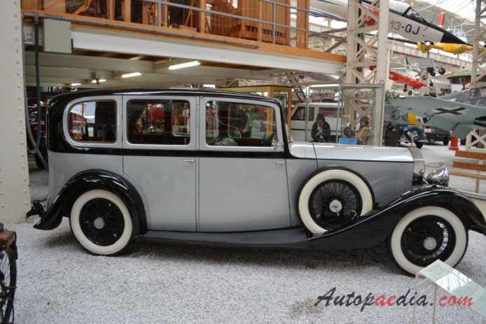 Rolls-Royce 20/25 1929-1936 (1930 sedanr 4d), prawy bok