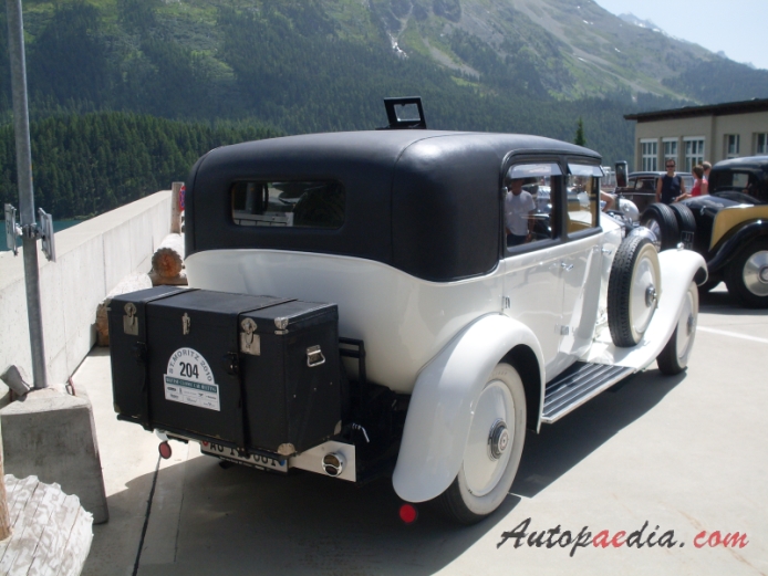Rolls-Royce 20/25 1929-1936 (1931 Park Ward HP Saloon 4d), prawy tył