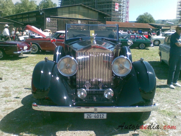 Rolls-Royce 20/25 1929-1936 (1935 Mulliner cabriolet 2d), przód