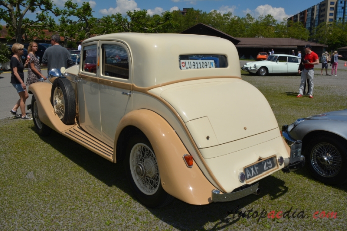 Rolls-Royce 20/25 1929-1936 (Saloon 4d), lewy tył