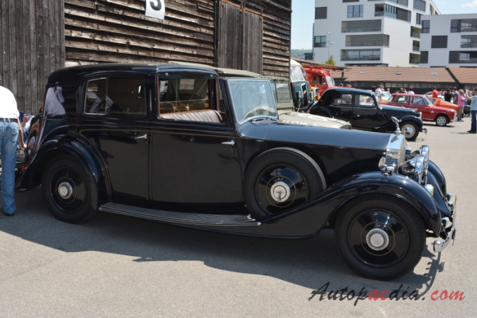 Rolls-Royce 25/30 1935-1938 (saloon 4d), prawy bok