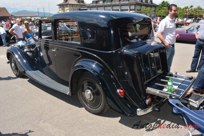 Rolls-Royce 25/30 1935-1938 (saloon 4d), lewy tył