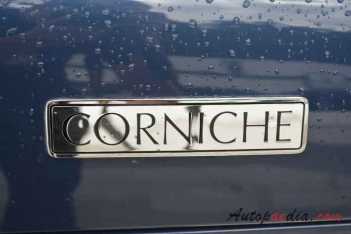 Rolls-Royce Corniche 1971-1996 (1974-1988 convertible 2d), emblemat tył 