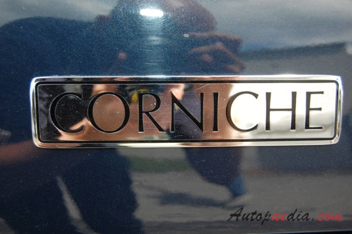 Rolls-Royce Corniche 1971-1996 (1989-1993 Corniche III convertible), emblemat tył 