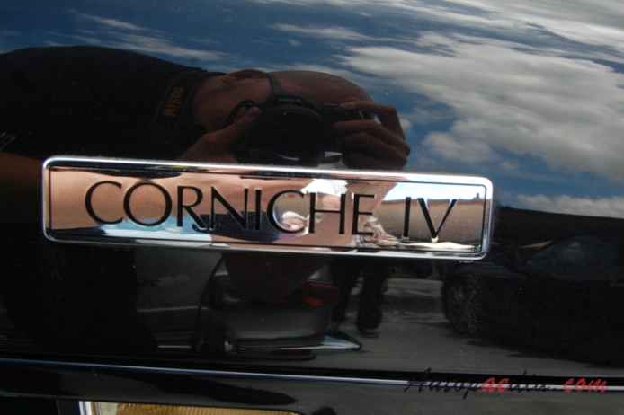 Rolls-Royce Corniche 1971-1996 (1992-1995 Corniche IV convertible), emblemat tył 