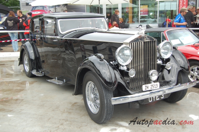 Rolls-Royce Phantom III 1936-1939 (1937 Barker Sport Saloon 4d), prawy przód