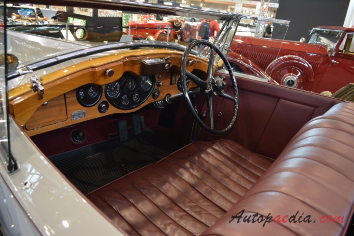 Rolls-Royce Phantom II 1929-1936 (1932 Continental Hooper Sports Roadster 2d), wnętrze