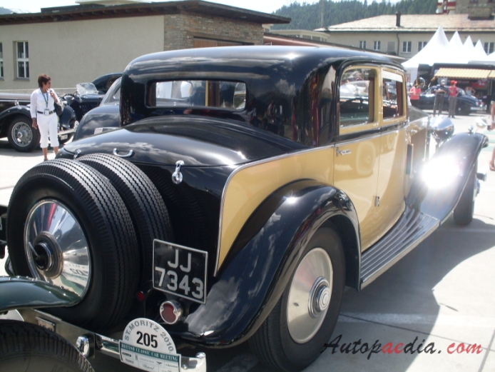 Rolls-Royce Phantom II 1929-1936 (1933), prawy tył