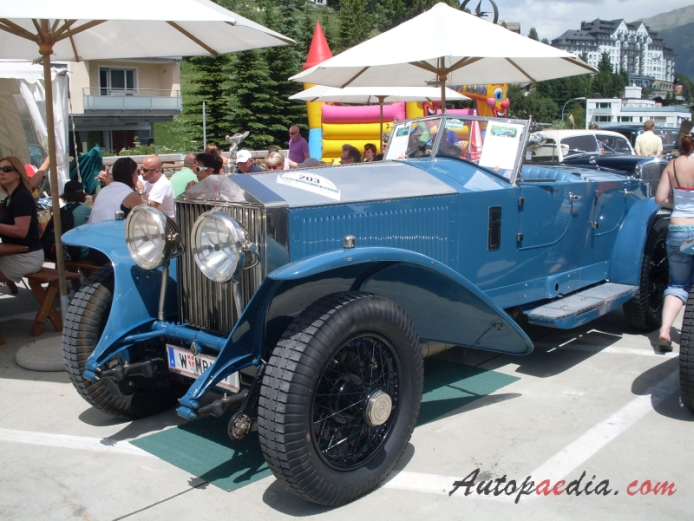 Rolls-Royce Phantom I 1925-1931 (1928 17EX Sports Phantom), lewy przód