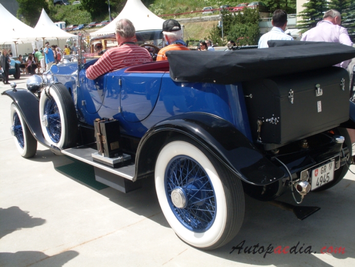 Rolls-Royce Phantom I 1925-1931 (1928 Speedster), lewy tył