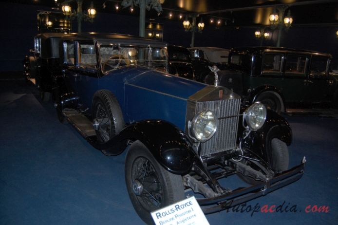 Rolls-Royce Phantom I 1925-1931 (1928 saloon 4d), prawy przód