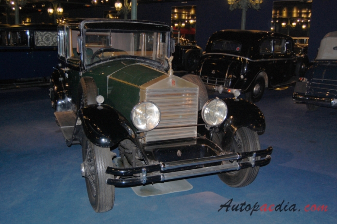 Rolls-Royce Twenty (20HP) 1922-1929 (1925 saloon 4d), przód