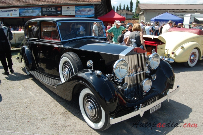 Rolls-Royce Wraith 1938-1939, prawy przód