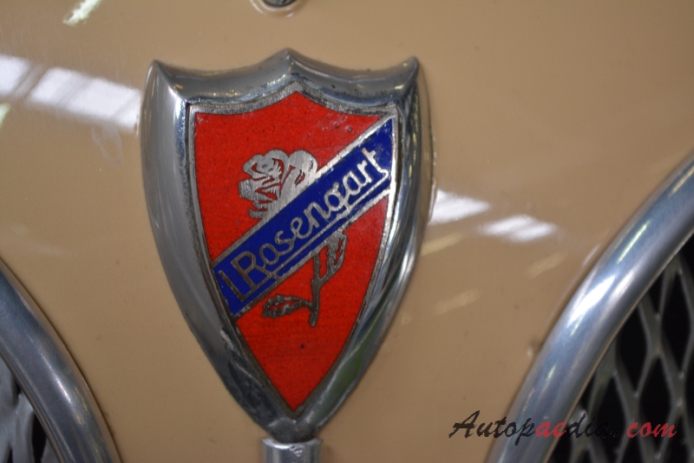 Rosengart LR 4N2 1938 (cabriolet 2d), emblemat przód 