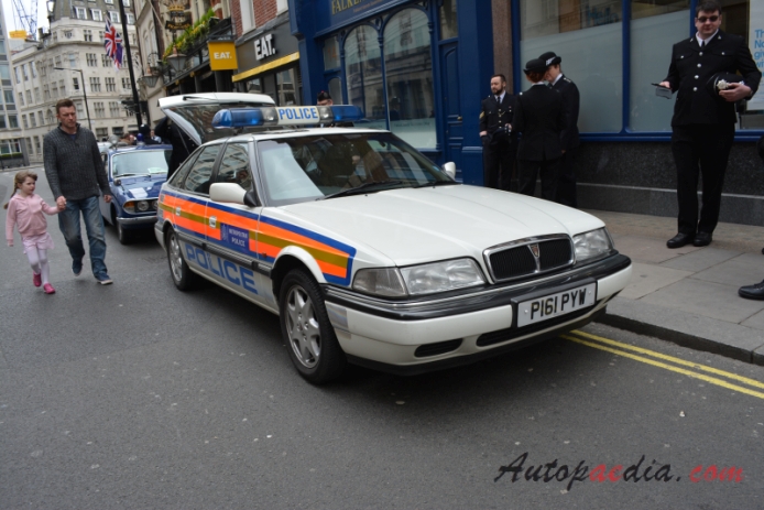 Rover 800 Series 1986-1999 (1991-1996 Police Car liftback 5d), right front view