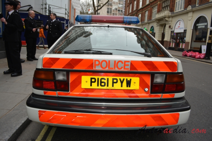 Rover 800 Series 1986-1999 (1991-1996 Police Car liftback 5d), rear view