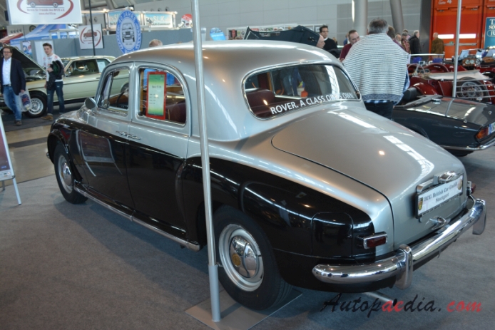 Rover P4 1949-1964 (1953 Rover 75), lewy tył