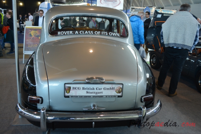 Rover P4 1949-1964 (1953 Rover 75), tył