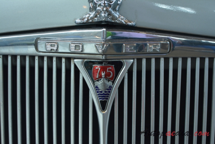Rover P4 1949-1964 (1953 Rover 75), front emblem  