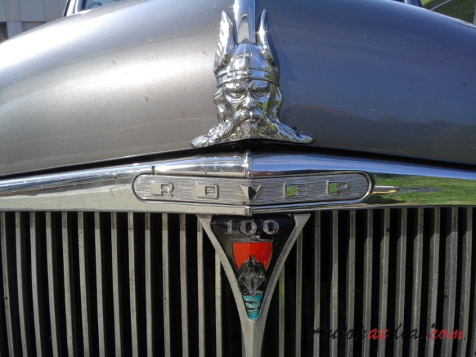 Rover P4 1949-1964 (1959-1962 Rover 100 sedan 4d), front emblem  