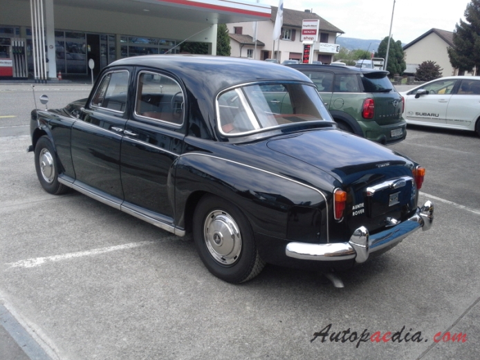 Rover P4 1949-1964 (1962-1964 Rover 110), lewy tył