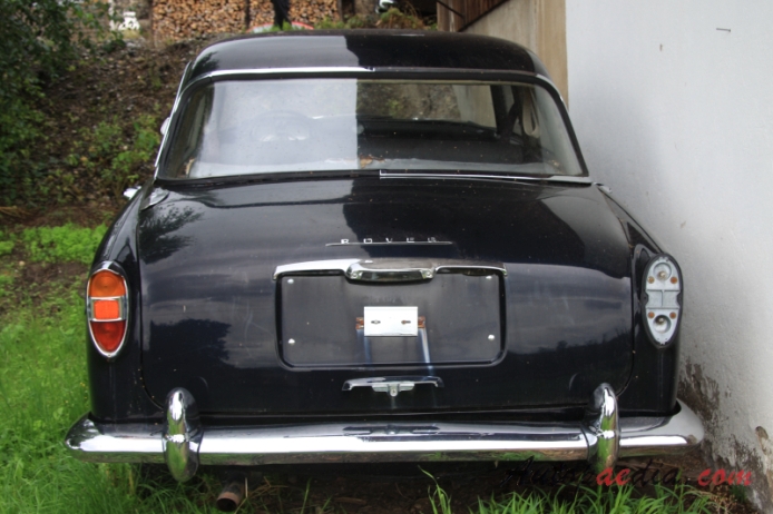 Rover P5 1958-1973 (1958-1962 Mark I 3L saloon 4d), tył