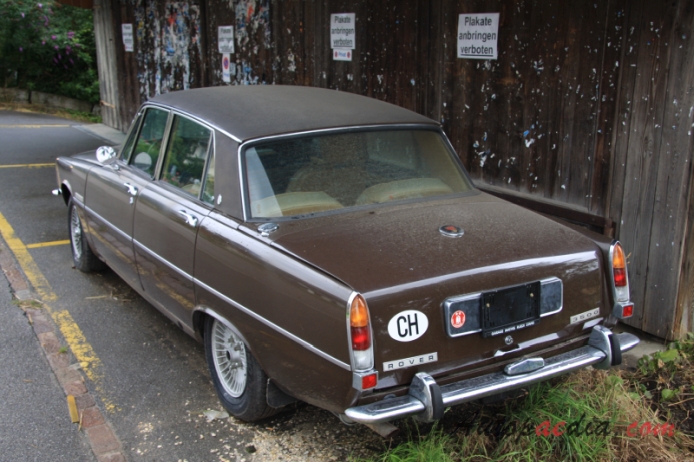 Rover P6 1963-1977 (1970-1977 Series II 3500),  left rear view