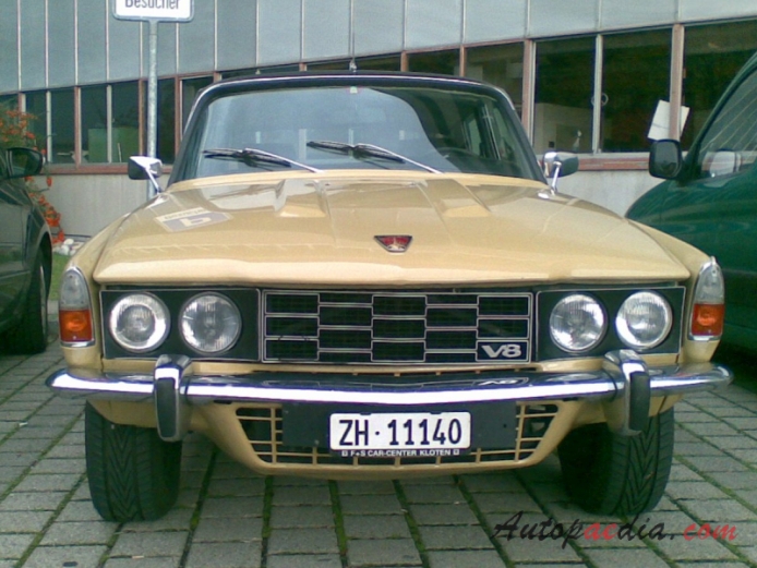 Rover P6 1963-1977 (1970-1977 Series II 3500), przód