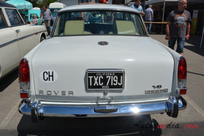 Rover P6 1963-1977 (1971 Rover P6 NADA 3500S V8 sedan 4d), tył