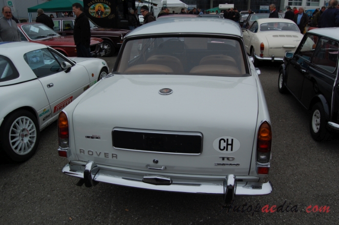 Rover P6 1963-1977 (1971 Series II 2000 TC), rear view