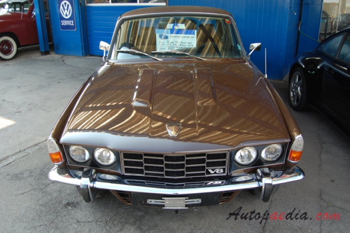 Rover P6 1963-1977 (1974 Series II 3500), front view