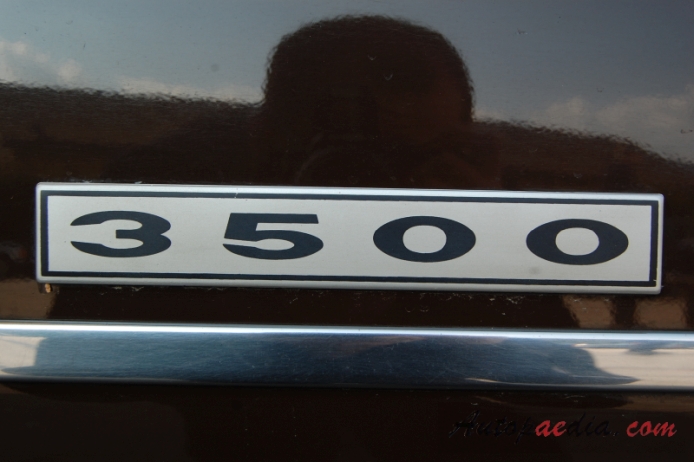 Rover P6 1963-1977 (1974 Series II 3500), emblemat tył 