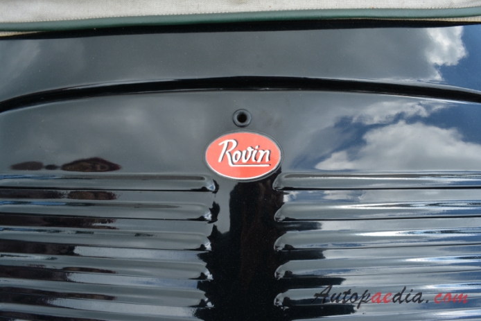 Rovin D2 1947-1948 (1948 microcar), emblemat tył 