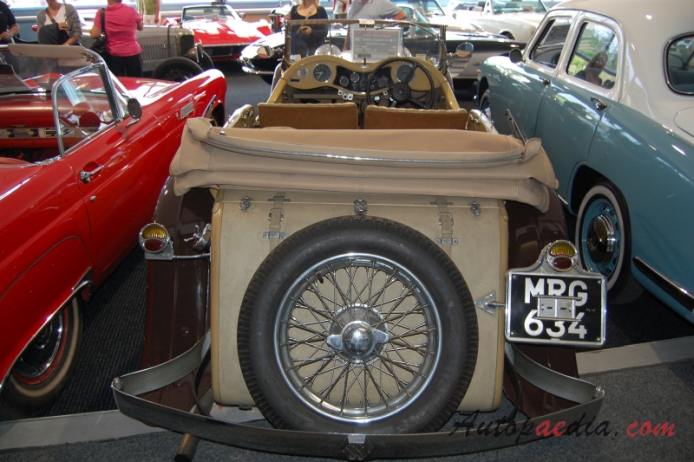 SS1 1932-1936 (1933 Standard Swallow One Tourer roadster 2d), rear view