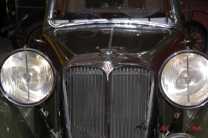 SS1 1932-1936 (1934 Standard Swallow One sedan 2d), emblemat przód 