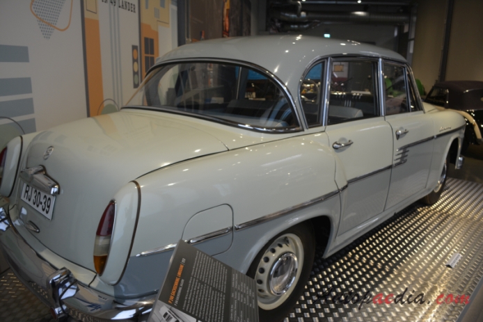 Sachsenring P 240 1954-1959 (1958 saloon 4d), right rear view