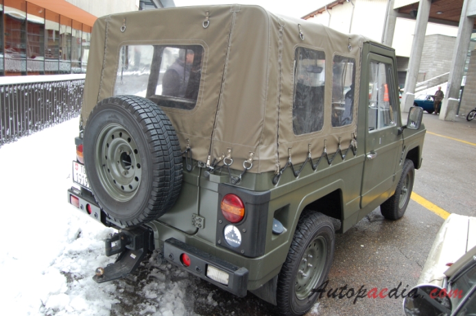 Saurer 232 M/Saurer 288 M 1982 (military vehicle off-road 4x4), right rear view