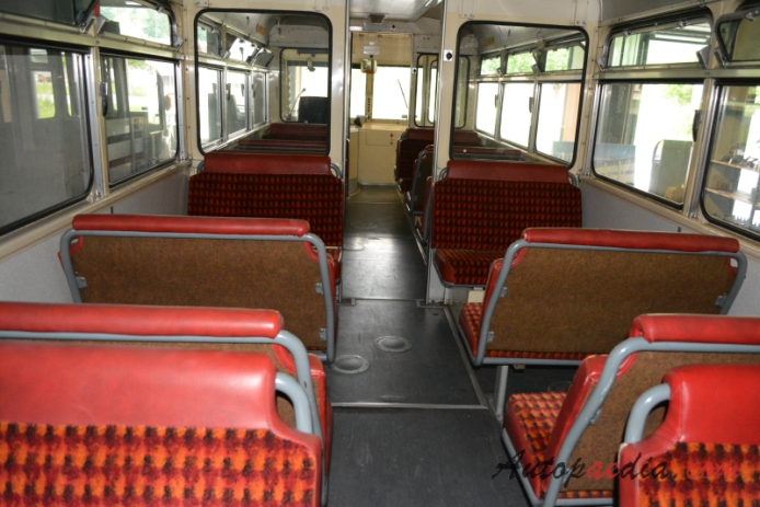 Saurer autobus Type D 1959-1973 (1965 Saurer 5 DUK Zugerland Verkehrs Betriebe), wnętrze